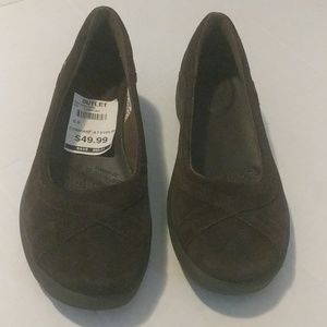 ROCKPORT SUEDE SHOES 6.5M BROWN NEW LEATHER